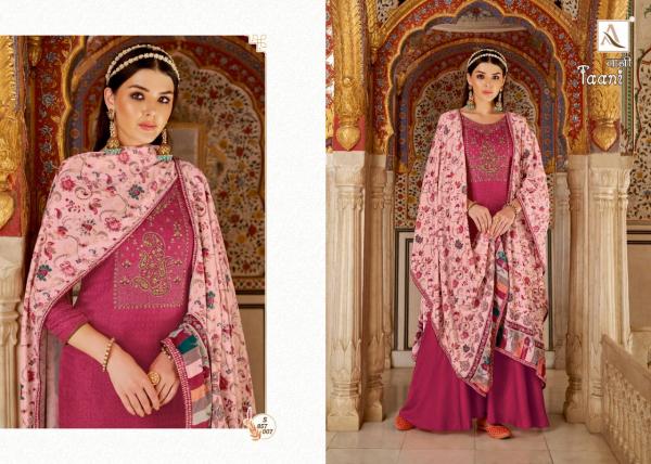 Alok Taani Designer Pashmina Kashmiri Embroidery Salwar 